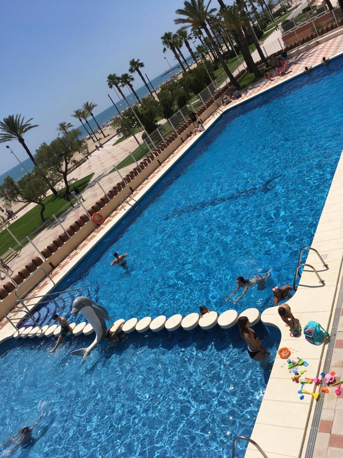 Apartamento Arensol En Primera Linea De Playa Cullera Esterno foto